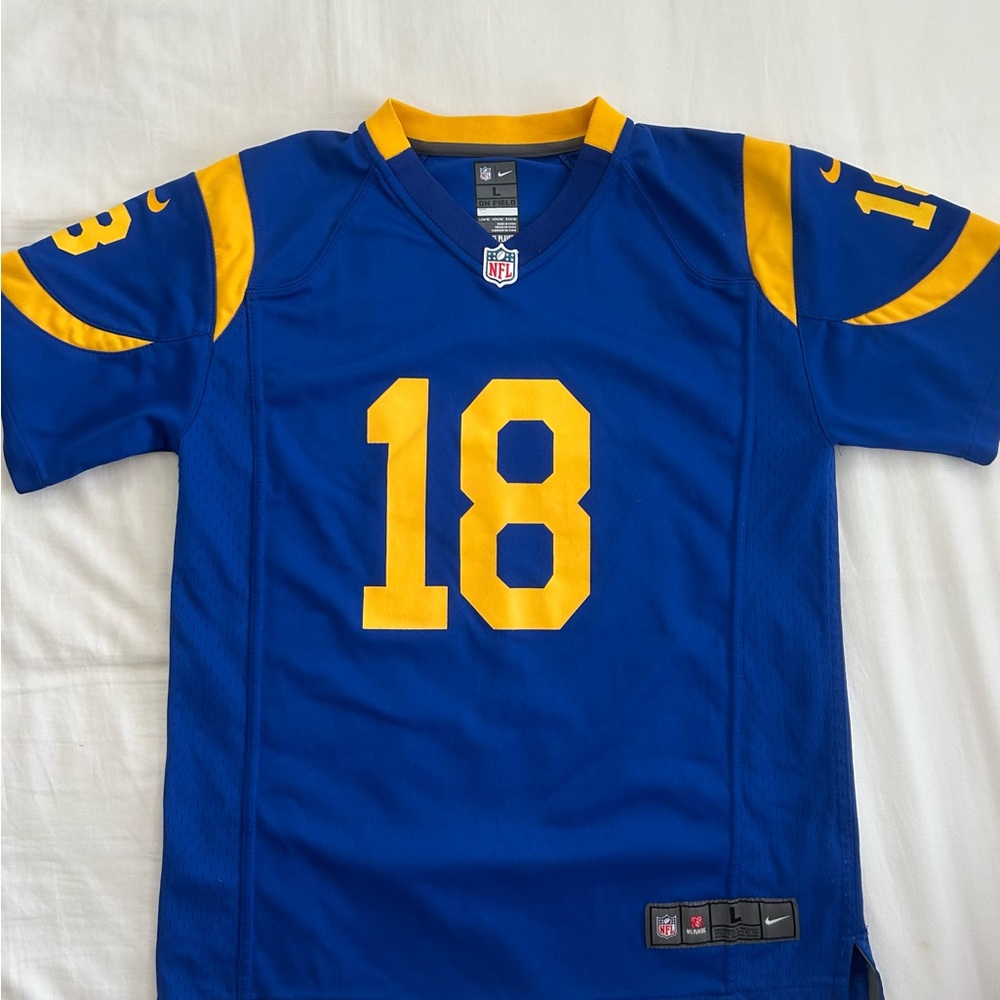 NFL Nike Los Angeles Rams Cooper Kupp Royal Blue & Gold Jersey Youth L